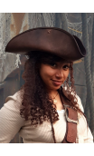Tricorne en cuir